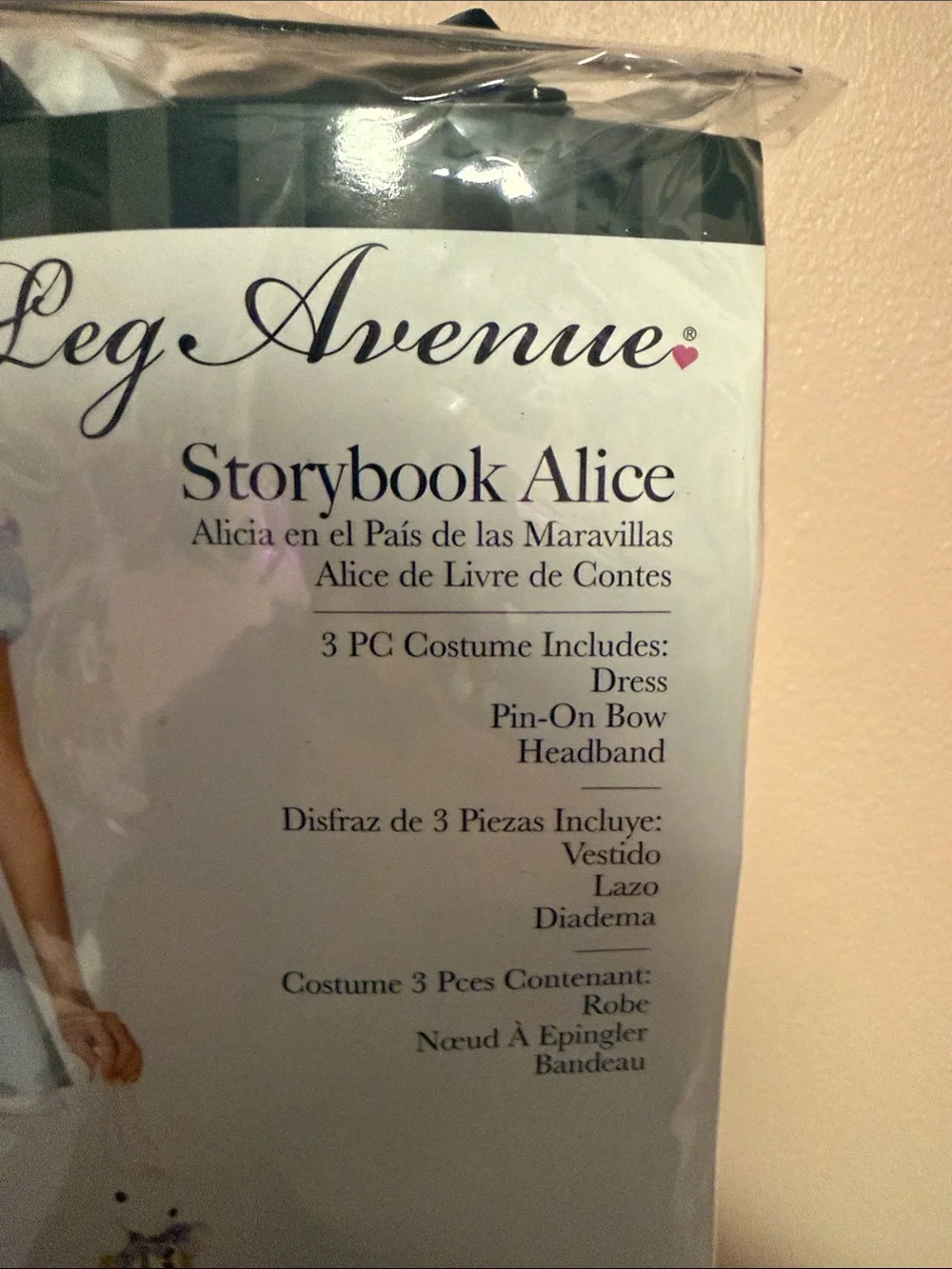 Leg Avenue Storybook Alice Costume - Light Blue & Black Accents